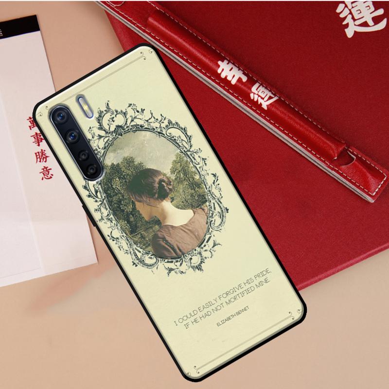 Pride And Prejudice Case For Oppo A40 A78 A54 A74 A94 A17 A57 A77 A76 A16 A96 A18 A60 A80 A38 A58 A98 A15 A5 Pro