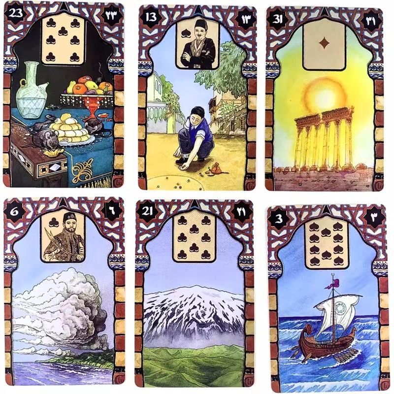 Rana George Lenormand Oracle Deck Original Tarot Cards Games Divination Party Desktop Toy Entertainment Leisure 18+