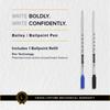Шариковая ручка CROSS Bailey Матовый черный и золотой NAT0452-24