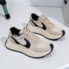Ins Korean Version of Low-top Dad Shoes for Women 2025 Spring New Breathable Student Sports Heightening Casual Shoes for Women BN001