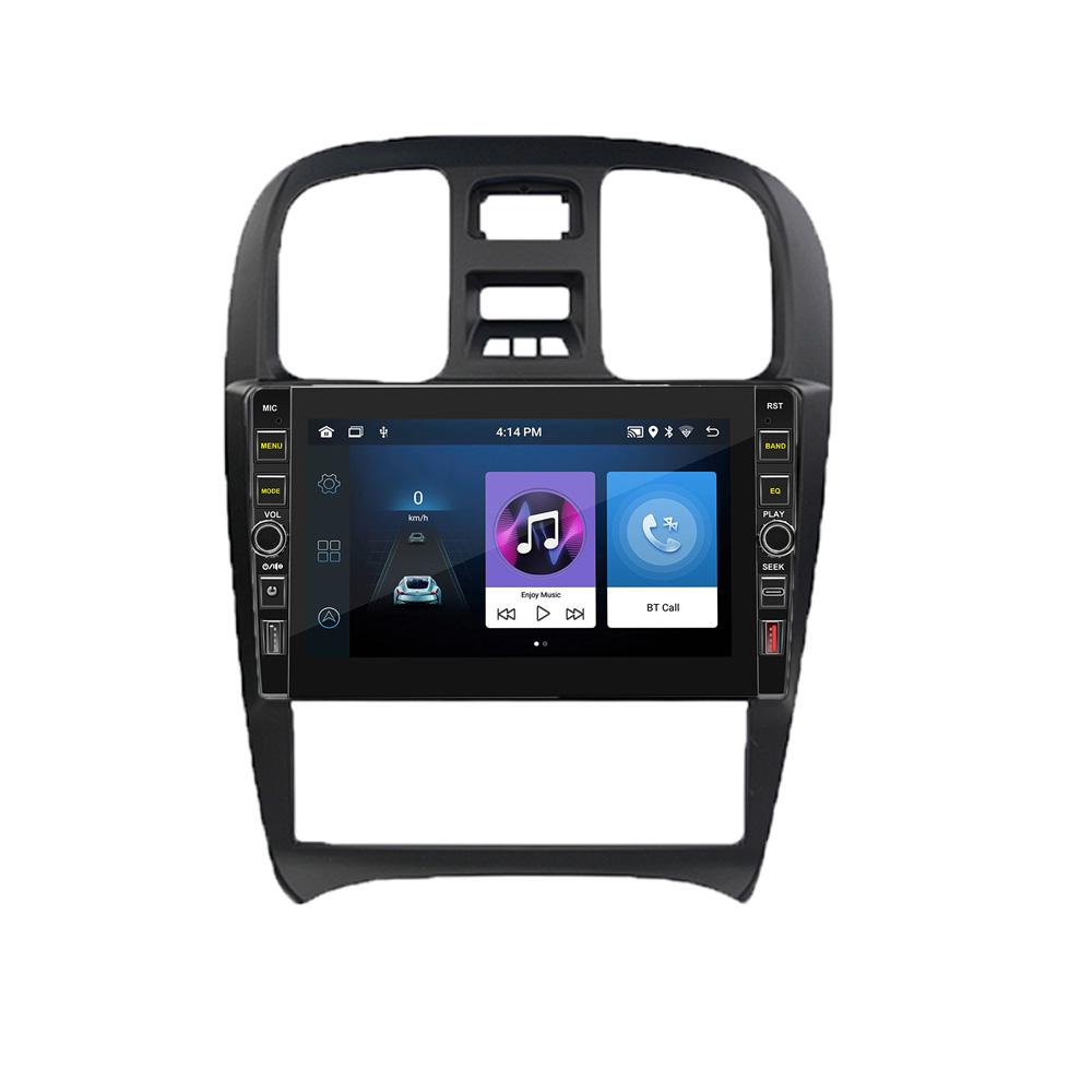 8-дюймовый Android WIFI для Hyundai Sonata 2003-2009 с кнопочной ручкой, автомобильный радиоприемник, мультимедийный видеоплеер, 2 din, GPS Autoraido, 1 + 32 ГБ
