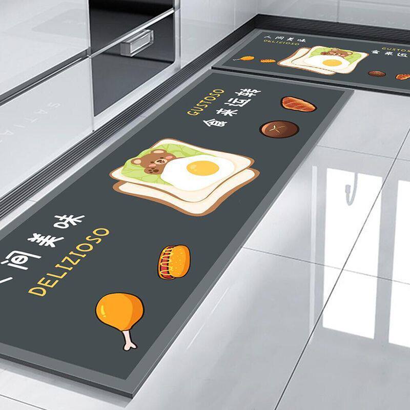 Corridor Long Mat Simple, Water-Absorbent, Easy To Clean. Suitable For Restaurant Kitchen Laundry Room Rug And Home Decor