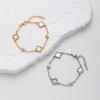 Clover Bracelet Color Preserved Gold Silver Inlaid Zircon Bracelet
