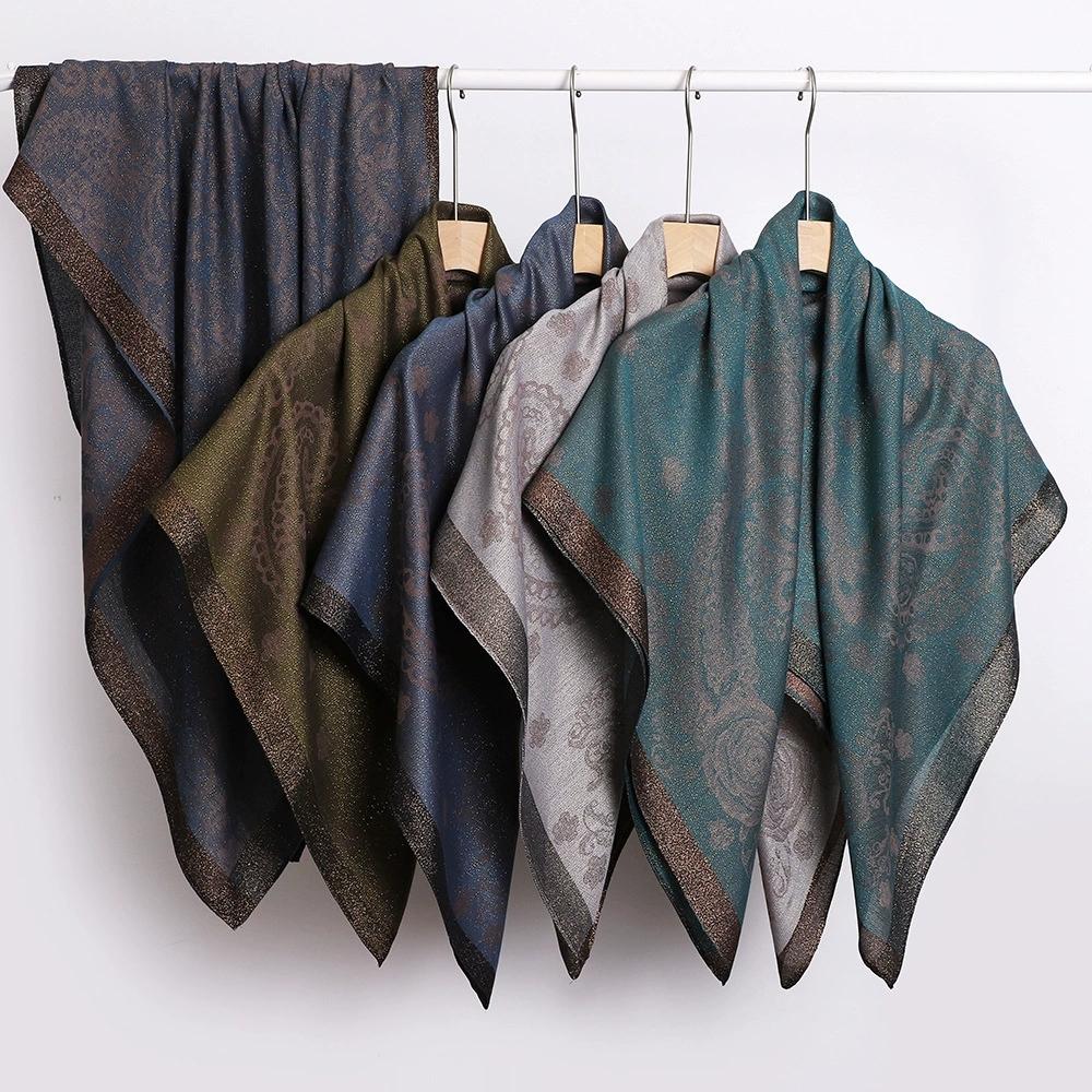 100x100 см Женский квадратный головной платок с узором пейсли, дышащий, малайзийский, арабский платок, Ближний Восток, Дубай, Турция, палестинские хиджабы