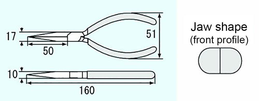 [ИНЖЕНЕР] Радиоплоскогубцы с отверстием 160мм Зеленые PR-36