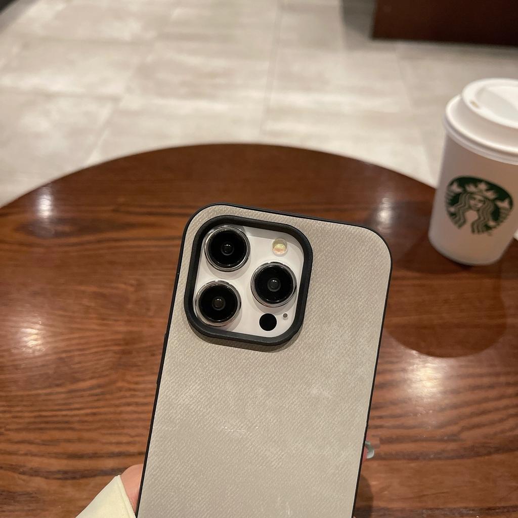 Роскошный матовый чехол из мягкой кожи для iPhone 15 14 13 12 11 Pro Max Защита камеры Ударопрочный силиконовый чехол