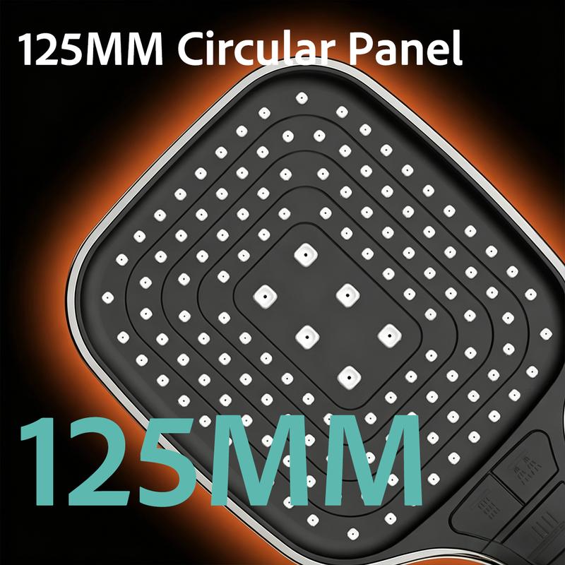 Large Panel Multi-Functional Handheld Shower Head Anti-Clogging Pressurized Shower Head with Spray Gun Multiple Adjustable Speed