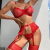 Underwire Exotic Sets Sexy Sensual Brassiere Lingerie Set Women's Underwear Set Push Up Thin Bralette Bra and Panty Set