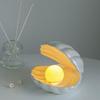 3D Shell LED Night Light теплый желтый батарейный светильник Shell настольная лампа на батарейках детский спальный светильник гостиная
