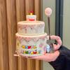 Cute Birthday Cake, Ceramic Mug, Girl Girlfriend, High-value Gift, Practical and High-end Cup Gift Box.