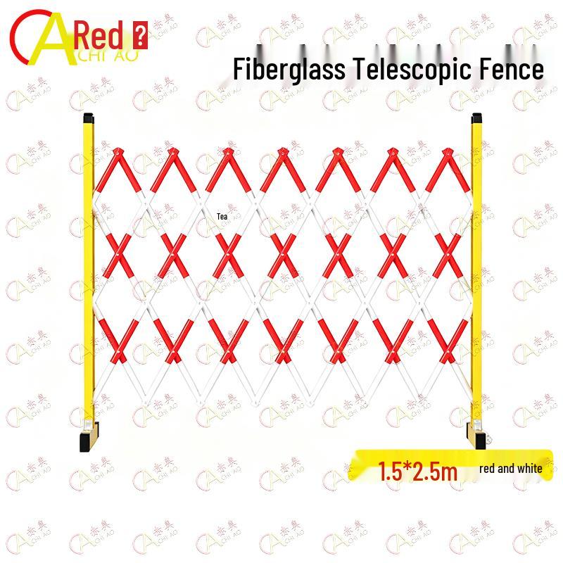 Retractable Fiberglass Safety Barrier