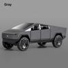 Масштабная литая модель игрушечного автомобиля для Tesla Cybertruck EV, звуковой свет, обратная мощность