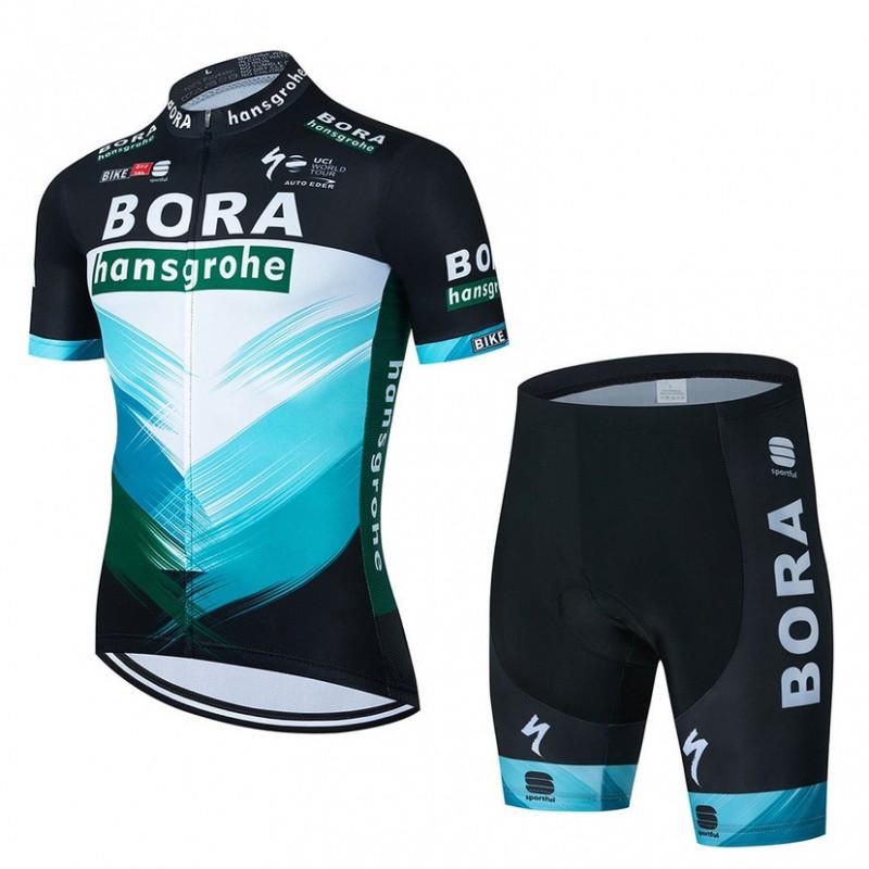 Men Women Cycling Jersey Set Short Sleeve Bib Shorts Bike Riding Outfit Road Mountain Biking