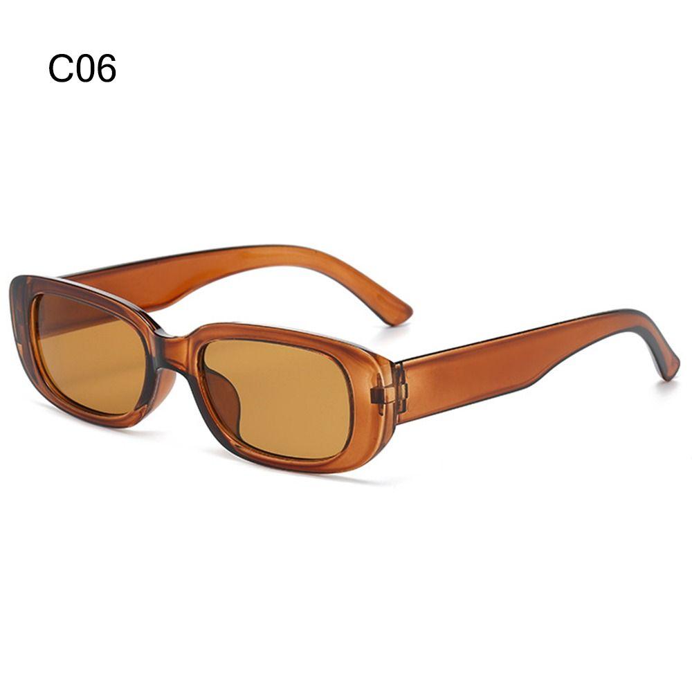 Защита UV400 Y2K солнцезащитные очки конфетного цвета водительские очки прямоугольные солнцезащитные очки для женщин и мужчин