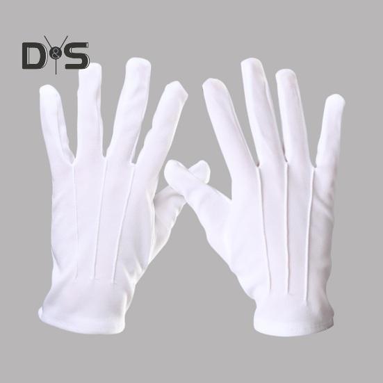 Белые перчатки, формальные перчатки для смокинга, перчатки для мужчин и женщин, перчатки дворецкого для вечеринок в стиле косплея, ювелирных изделий, церемоний, охранников