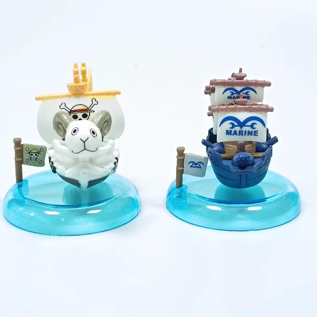 Аниме Модель One Piece 8: One Piece Корабль Санни Мери Черная Борода Автомобильное Украшение Ручной работы Слепой Ящик