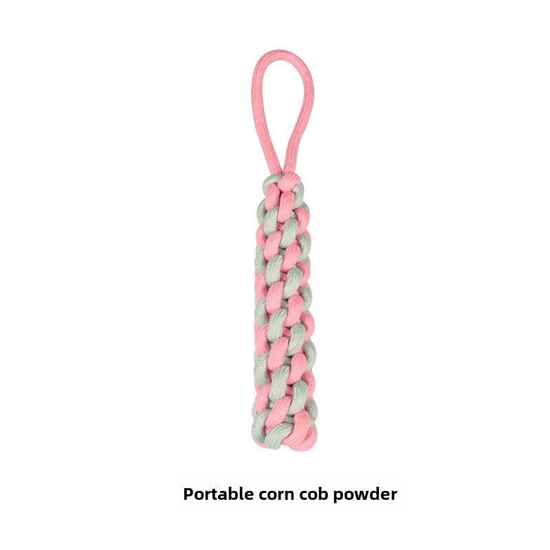 Игрушки для прорезывания зубов у щенков из хлопчатобумажного узелка, устойчивые к жеванию - Основы дрессировки маленьких собак