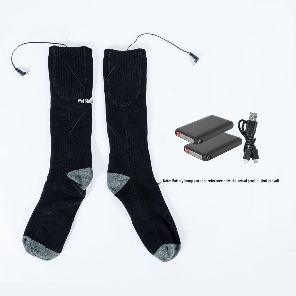 Эксклюзивные зимние носки с подогревом для мужчин и женщин - Теплые, для занятий спортом на открытом воздухе, катания на лыжах, холодостойкие