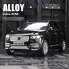 1:32 VOLVO XC90 внедорожник литой автомобиль модель литой металлической модели звук и свет детские игрушки автомобиль центральное управление украшения подарок для детей