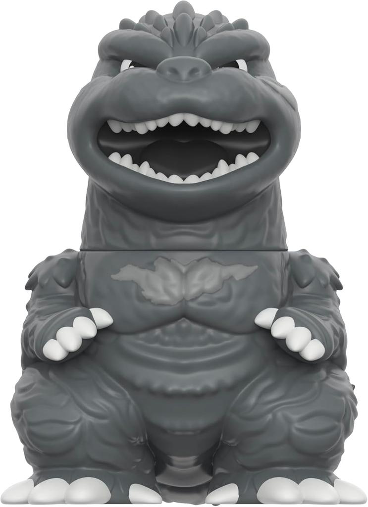 Super7 Виниловая фигурка Годзиллы Минус Один Toho, серая, 5 дюймов