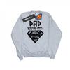 Mens Superman Super Dad Sweatshirt