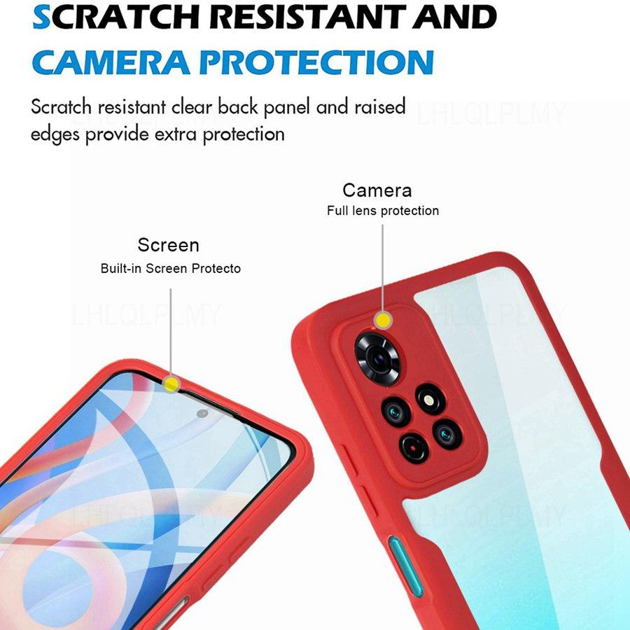 Чехол с защитой на 360 градусов, противоударный, для Xiaomi Redmi Note 14 13T 13C 14C 15C 15 15T 14T Poco F8 Ultra M8 X8 Pro Max 5G 11 12 13 11T, передняя и задняя крышка