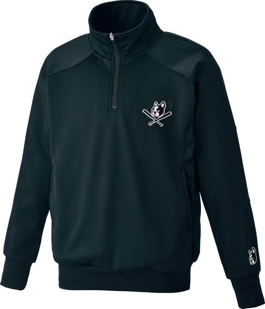 Толстовка ZETT BB Junkie размера O на флисовой подкладке с молнией до середины, мужская, черная, (BOS65401)