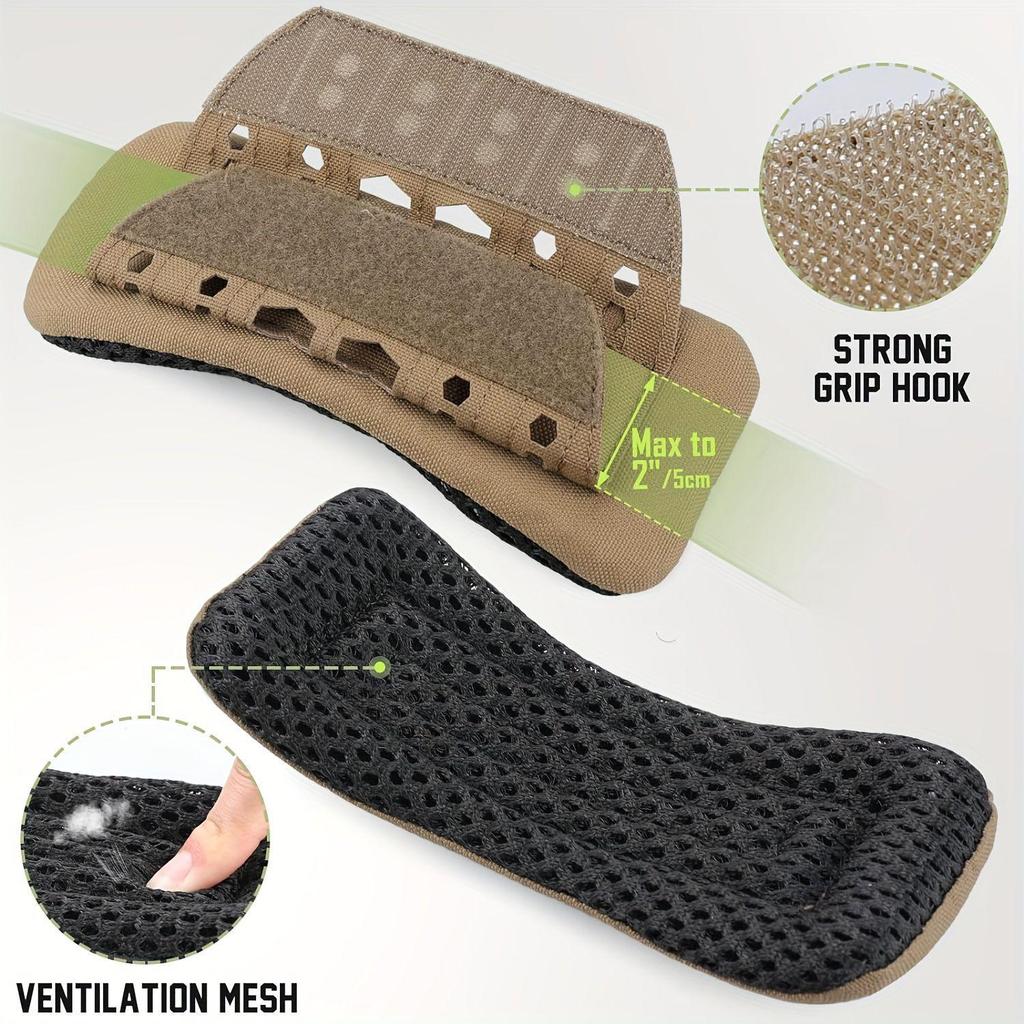 Тактическая накладка на плечо для улицы: Дышащая нескользящая накладка для рюкзаков и жилетов