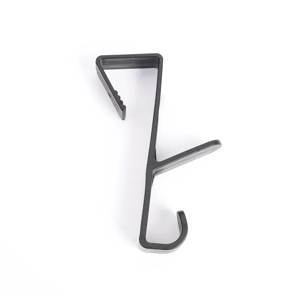 Fivesegment Door Hook Coat Bag Towels Cap Hair Bands Seamless Holder Home Bedroom Storage Organization Plastic Pure Color Rack
