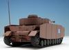 PLATZ Девушки и танки фильм IV Модифицированный танк команды «Рыба-удильщик» Масштабная пластиковая модель и D-тип (Спецификация H-типа) 1/72 GP72-4