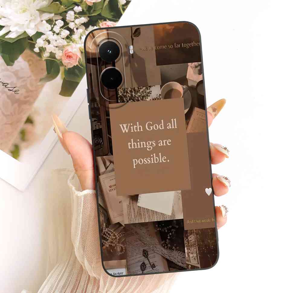 Silicone Case For Xiaomi Poco M7 4G Case Cute Cat Flowers Soft Slim Phone Cases For Xiaomi Poco M7 PocoM7 4G Cover Bumper