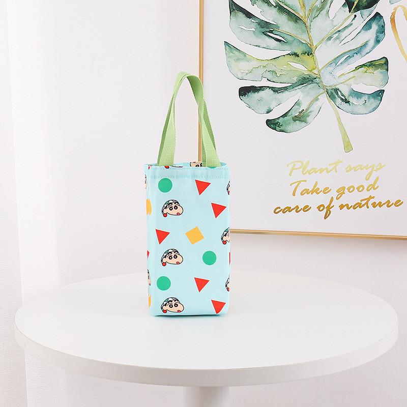 Crayon Shin Chan Shiro Action Kamen Pattern Cup Umbrella Canvas Storage Bag