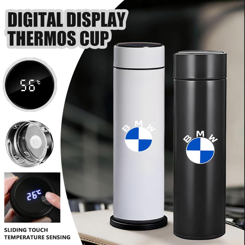 NTSM5 Stainless Thermos Water Bottle Temperature Display Thermos Cup For BMW M 1 3 4 5 6 7 Series M3 M6 F01 F02E34 E36 E70 F10 X6 X1