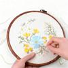 Инструмент для шитья Круглые Овальные Имитация дерева Вышивальные пяльцы Рамка Набор Пластиковые кольца для вышивания для DIY Вышивка крестом Рукоделие
