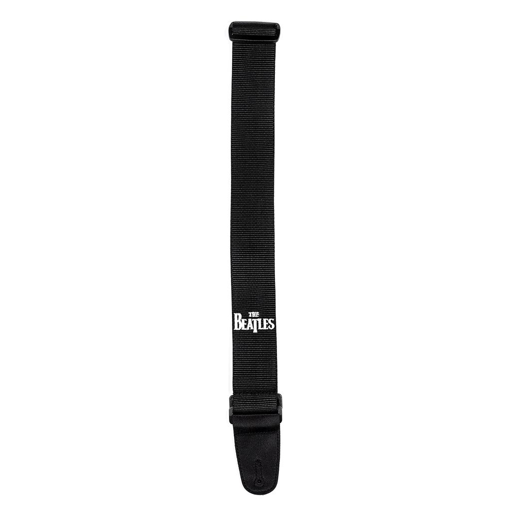 Guitar Strap The Beatles Black Guitar Strap PWSBT100 D'Addario Poly-pro []