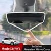 Silicone Interior Rearview Mirror Cover for Tesla New Model 3 Model Y 2025 Highland Anti-Scratch Protection Trim Car Accessories