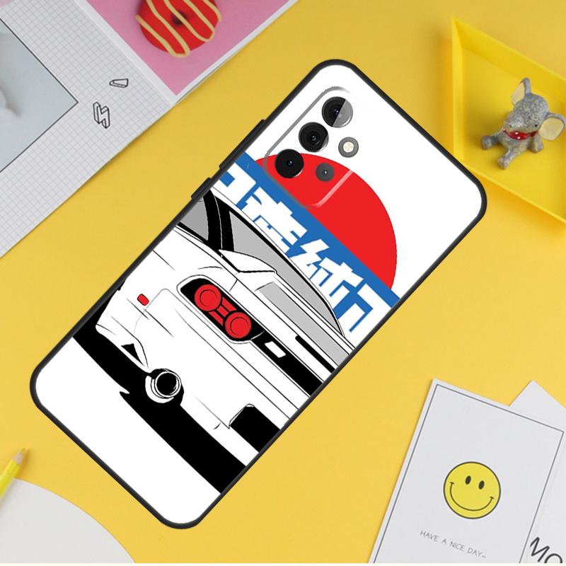 JDM Legend Drift Car Case For Samsung Galaxy A54 A34 A14 A13 A33 A53 A12 A32 A52 A71 A51 A15 A25 A35 A55 Cover