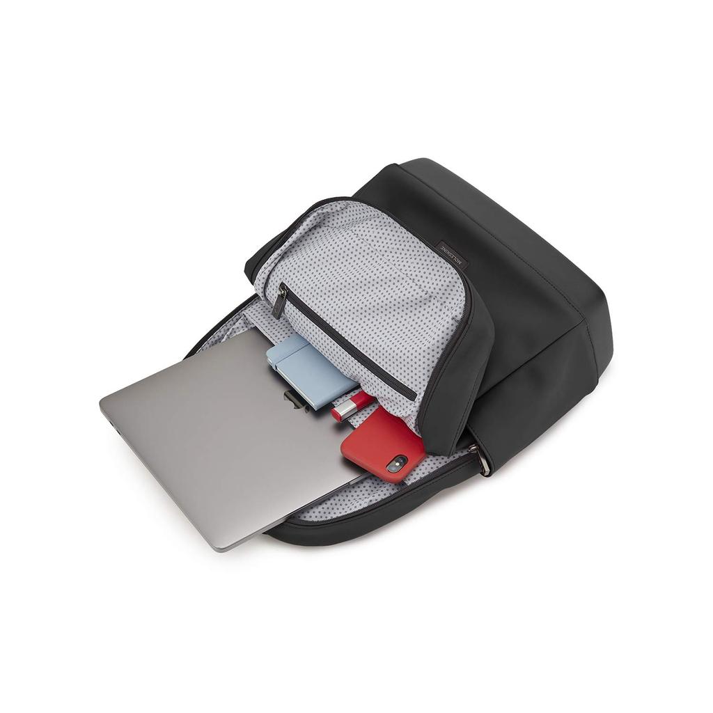 Moleskine Backpack, Fits 15-inch Laptop, Business Backpack, Backpack Collection, Soft Touch PU Leather, Black