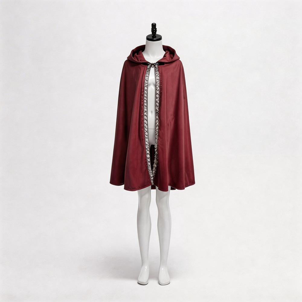Renaissance Cape Halloween Grim Reaper Wizard Short Cosplay Vampire Costume Medieval Cape
