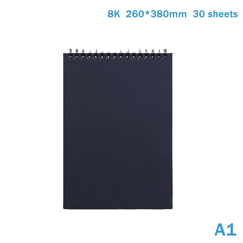 Sketch Book Spiral Bound 30 Sheets Acid Free Drawing Paper A4 A5 A6 8K 16K for Kids Students Artists