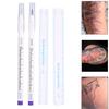 2Pcs/Set 2Types Surgical Tattoo Piercing Skin Marker Positioning Body Art Pen With Rulers