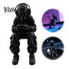 Creative Gaming Peripheral 3D Printed Skeleton Figurine Desk Decor, Sitting Statue Game Office Gadgets Room Decoration, Computer & Edge Sitter