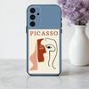 P-Picasso A-Abstract  P-Painting A-Art Phone Case For Samsung Galaxy A73,A72,A71,A70,A53,A52,A51,Soft Silicone Black Cover
