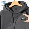 Jeanswest Life Men's Heavyweight Cotton Hooded Pullover Sweatshirt