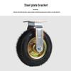 HuiZhen 8-inch Heavy-Duty Inflatable Silent Rubber Caster
