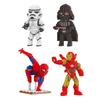 Звездные Войны Marvel Строительные Блоки Человек-паук Штурмовики Дарт Вейдер Сборка Железный Человек 3D Модель Соединение Мини Кирпичные Фигурки Игрушки