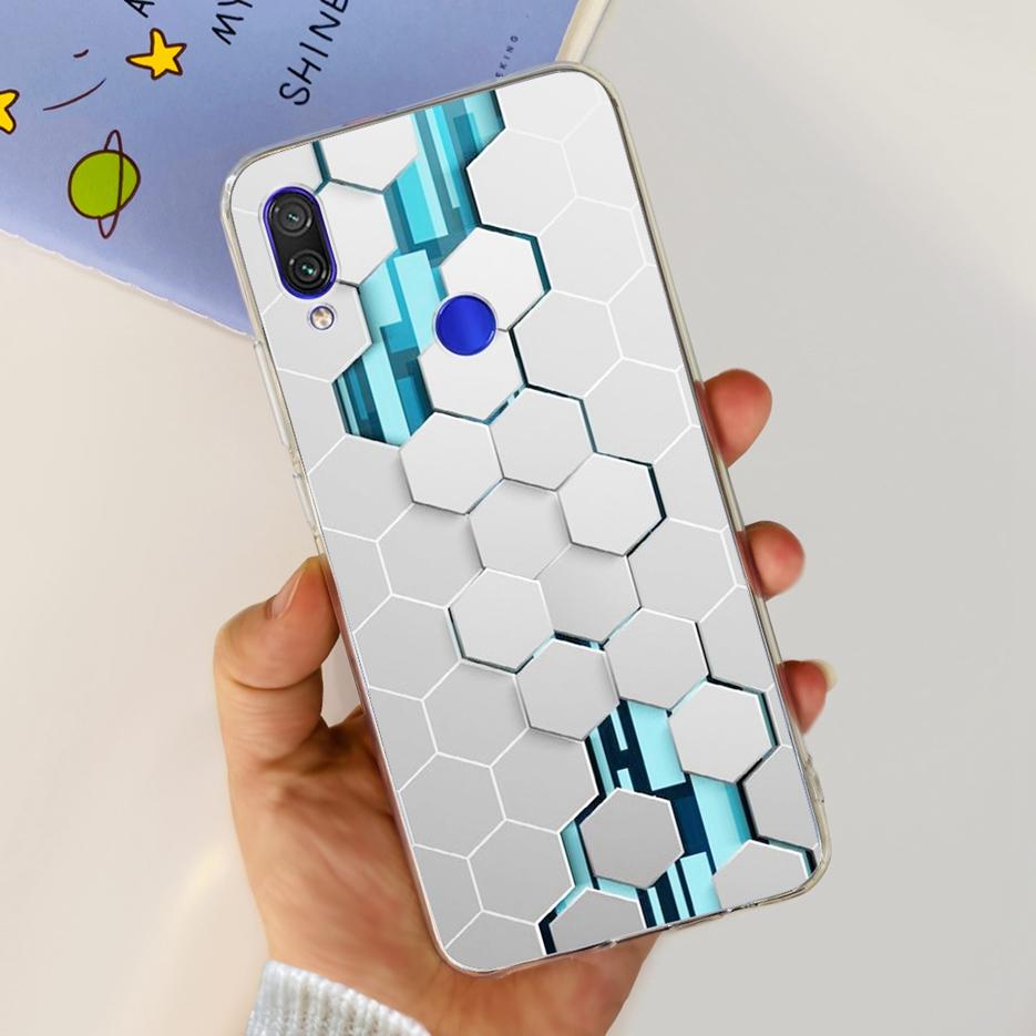 Чехол для Xiaomi Redmi Note 7 Pro Новый Модный Расписной Чехол Прозрачный Силиконовый Мягкий ТПУ Чехол для Телефона Для Redmi 7 Redmi7 Note7 Pro Корпус