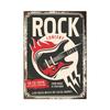 Vintage Tin Signs Decor Rock Music Metal Posters Retro Guitar Rock Party Metal Plates Room Wall Art for Bar Pub Club