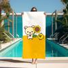 Большое Банное Полотенце Rilakkuma Пляжные Полотенца Ванная Спа Сауна Тюрбан для Сушки Волос Набор для Ванной Аксессуары Личная Гигиена Дом
