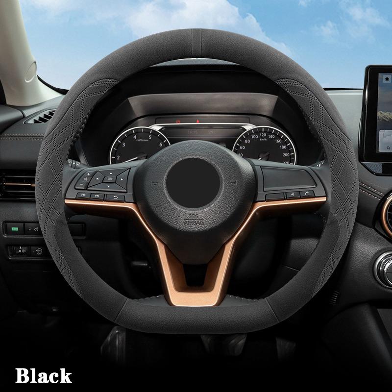 Для Nissan Ariya Rogue Qashqai X-Trail MAXIMA Leaf Versa замшевый чехол на руль автомобиля противоскользящий износостойкий аксессуары для украшения интерьера